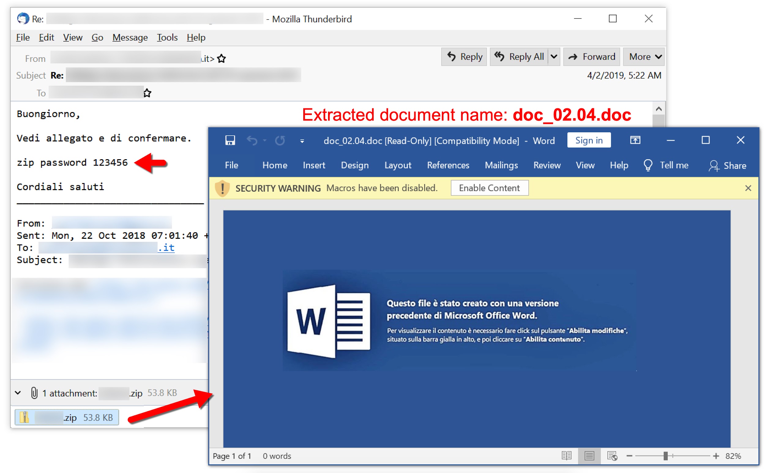 TA551 malspam from April 2019 includes extracted document name: doc_02.04.doc